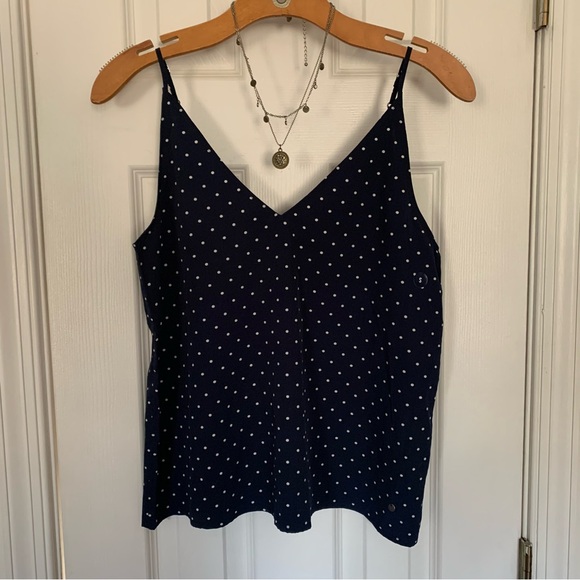 Retro A&F Navy & White Polkadot Camisole - Picture 3 of 10
